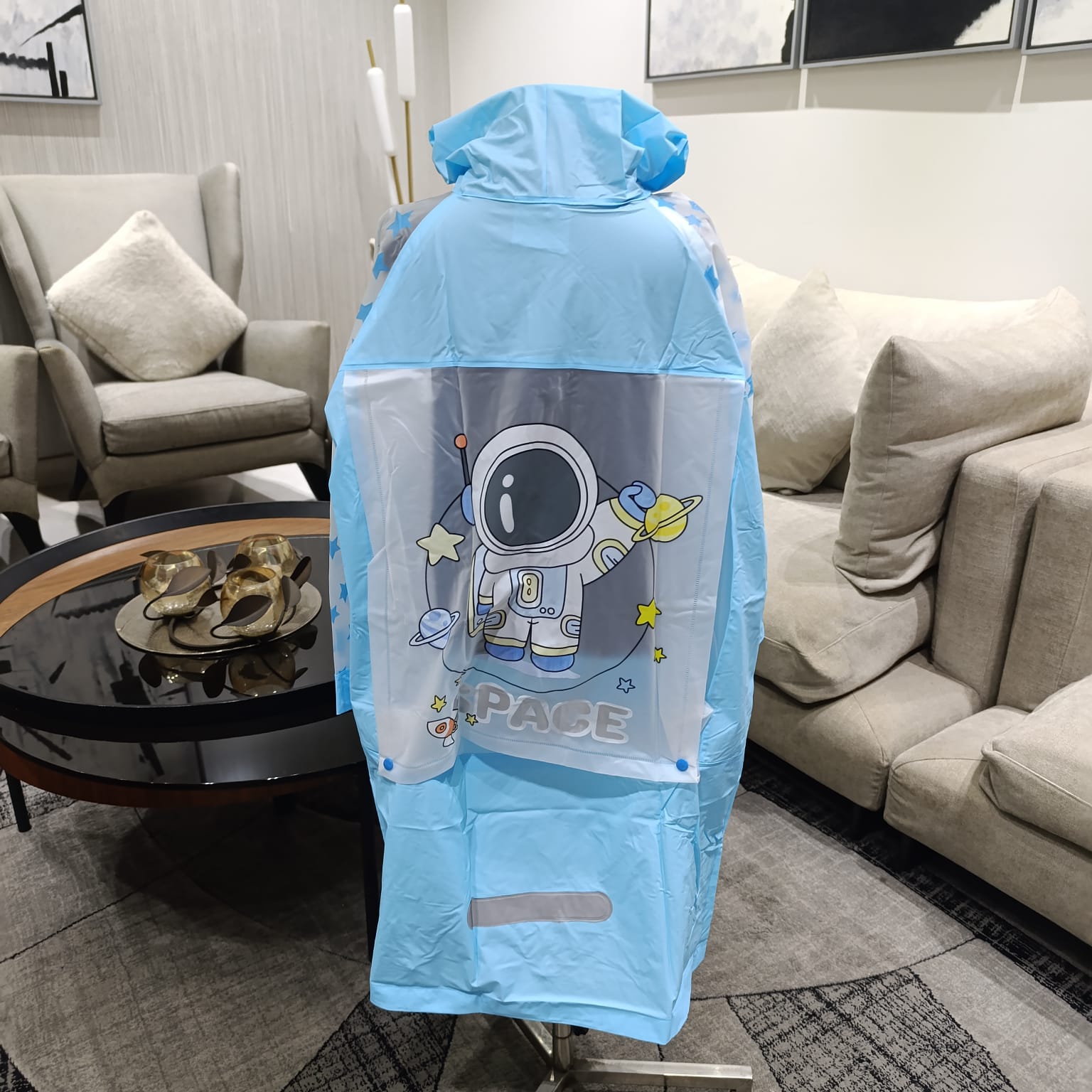 Astronaut Space Super Premium 3D Raincoat (Exchange free for Size Issue)