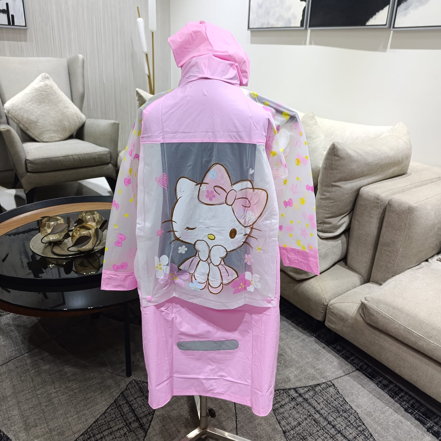 Hello Kitty 3D Super Premium Kids Raincoat (Free Exchange for Size issue)