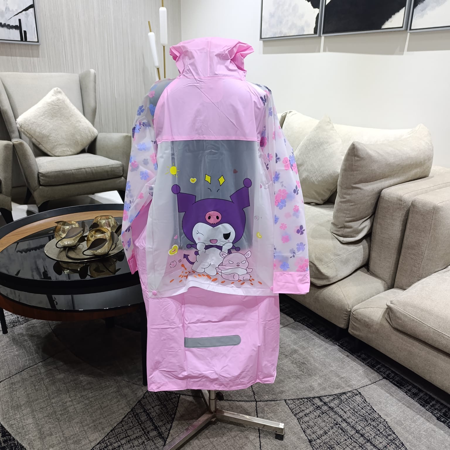 Kuromi 3D Super Premium Raincoat (Exchange Free for size Issue)