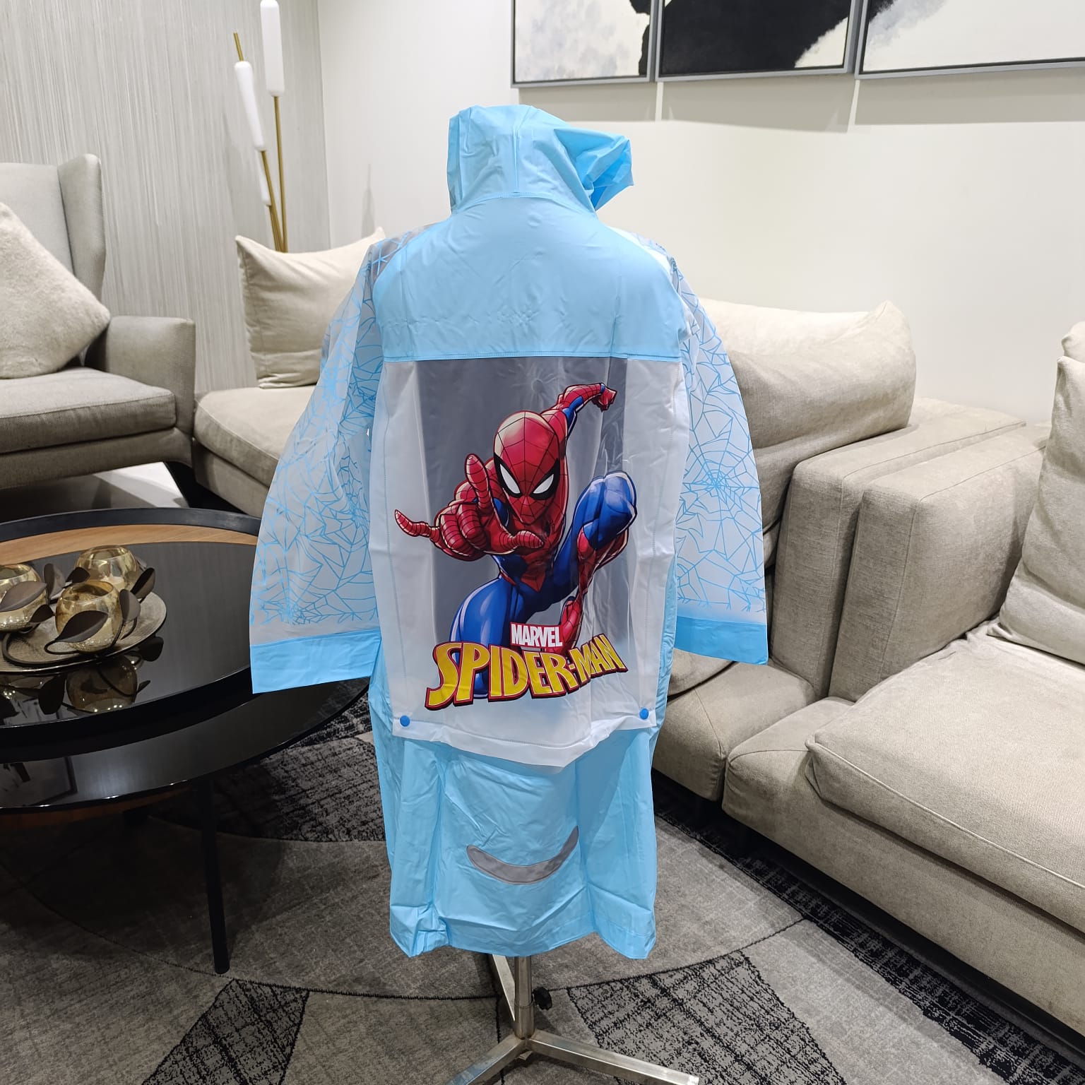 Spiderman 3D Cartoon print Super Premium Raincoat (Free Exchange for Size Issue)