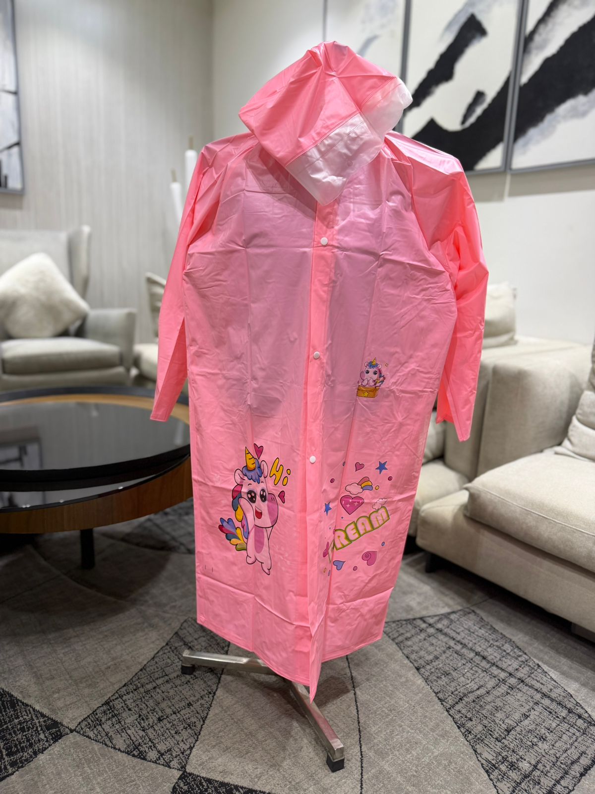 Pink Unicorn Premium Raincoat (Exchange Free for size Issue)