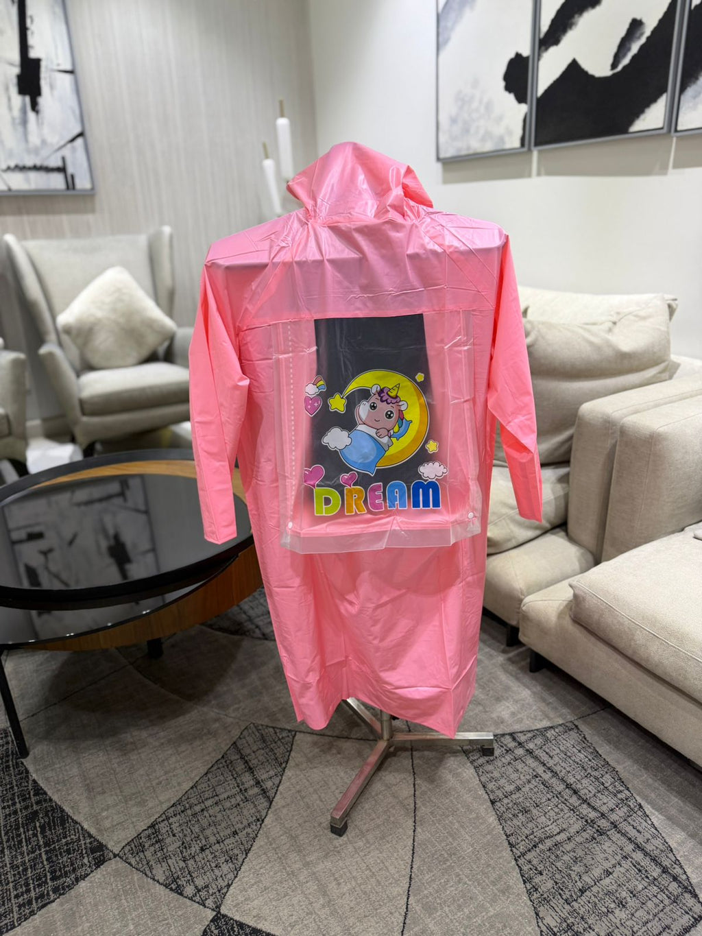 Pink Unicorn Premium Raincoat (Exchange Free for size Issue)