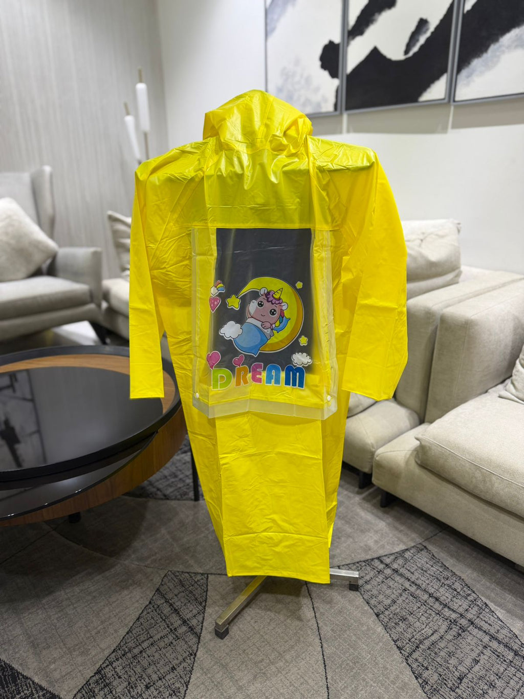 Yellow Unicorn Premium Raincoat (Exchange Free for size Issue)