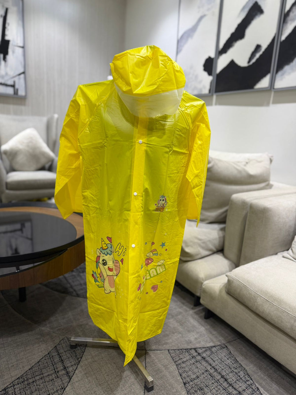 Yellow Unicorn Premium Raincoat (Exchange Free for size Issue)