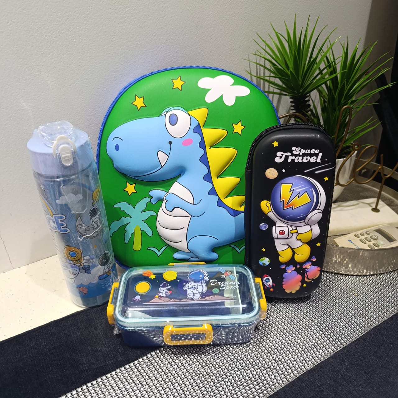 Dino Combo Green 12 Inch Bag play kids Combo